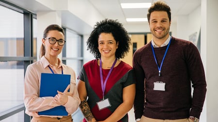 A group of smiling colleagues 